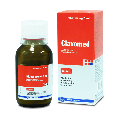 Clavomed 156.25mg/5ml 80ml