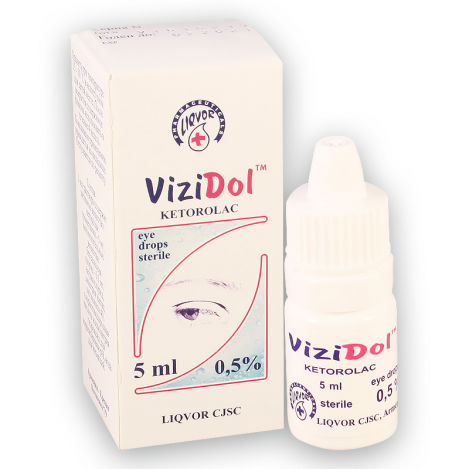 Vizidol 0.5% 5ml eye drops