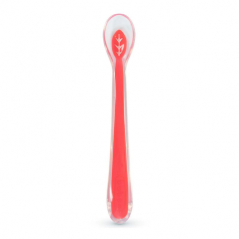 Baboo silicone spoon, red, 6+ 