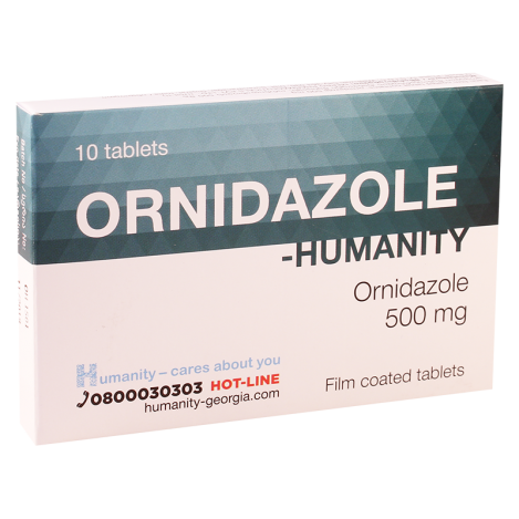 Ornidazol 500mg#10t(Humanit)