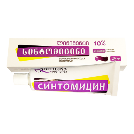 Synthomycin linim10% 25g tub
