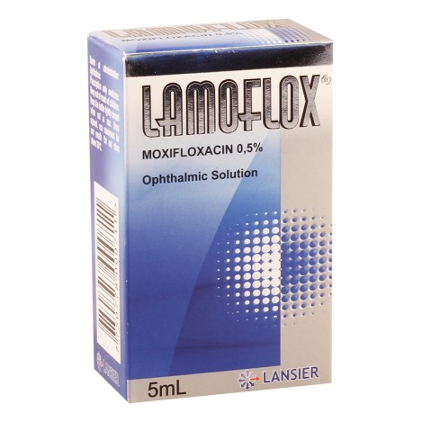 Lamoflox 0.5% 5ml eye dr
