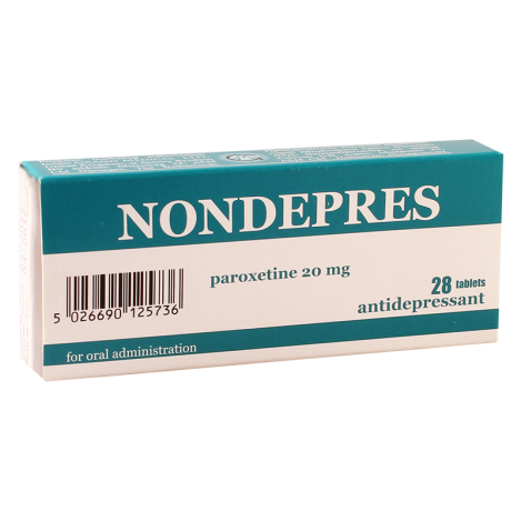 Nondepres 20mg #28t