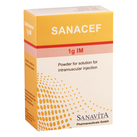 Sanacef 1g+sol #1fl