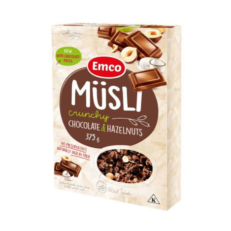 Crunchy Müsli with choco & ha