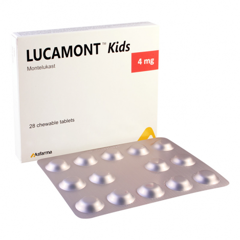 Lucamont kids 4mg #28t chew.