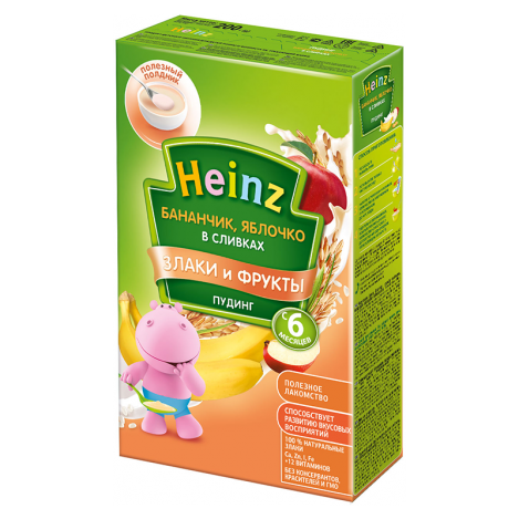 Heinz пудинг бан/ябл200г1596