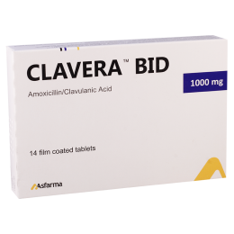 Clavera BID 1000mg #14t