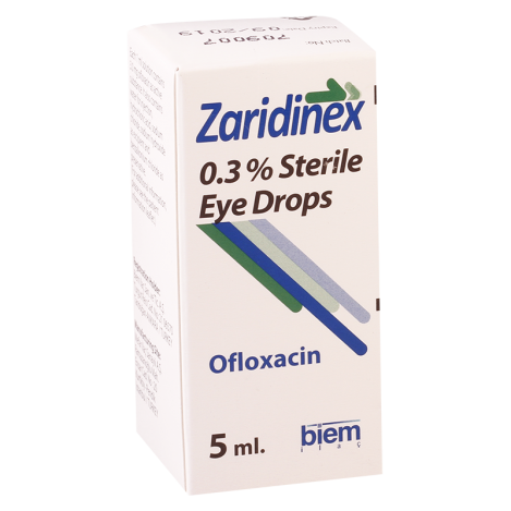 Zaridinex 0.3% 5ml eye/dr