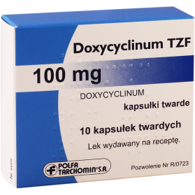 Doxycyclinum TZF 100mg#10caps