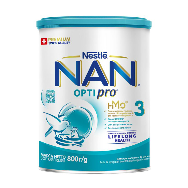 Нестле-NAN 3 с10+мес800г 8869