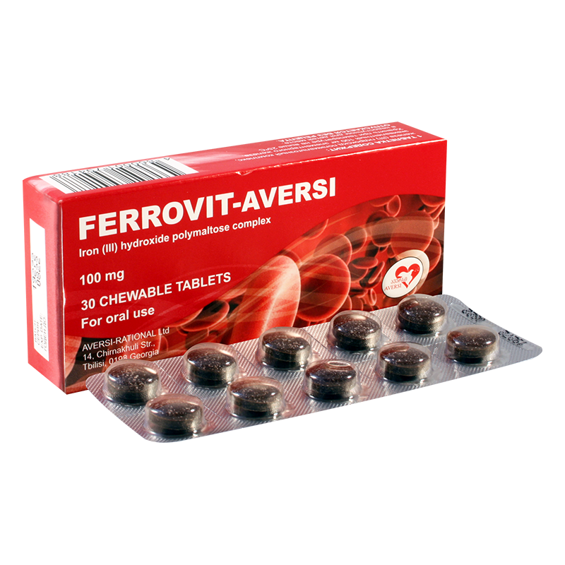 Ferrovit-Aversi 100mg #30chev.