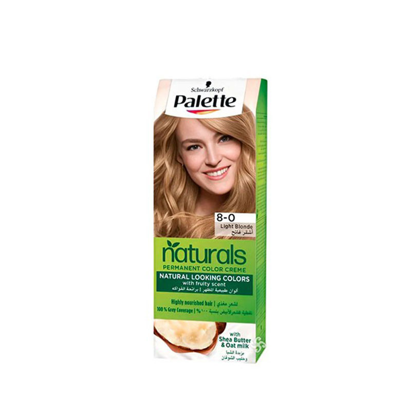 Palette Naturals 8-0 Light Blo