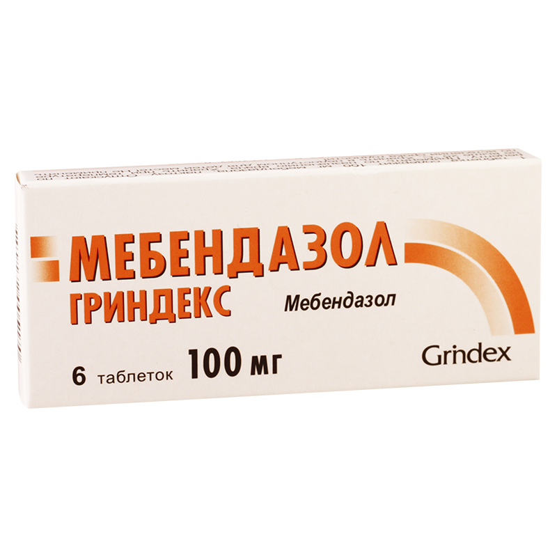 Мебендазол 0.1 #6т (Латвия) - Аверси