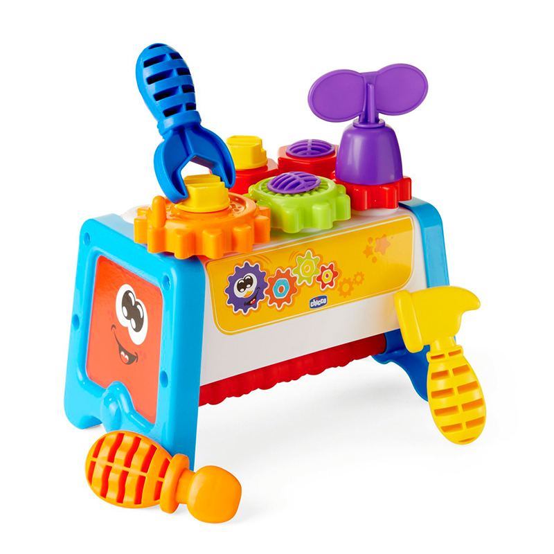 ჩიკო-Chicco-სათამაშო ხელსაწყოები GEAR&TOOLBOX