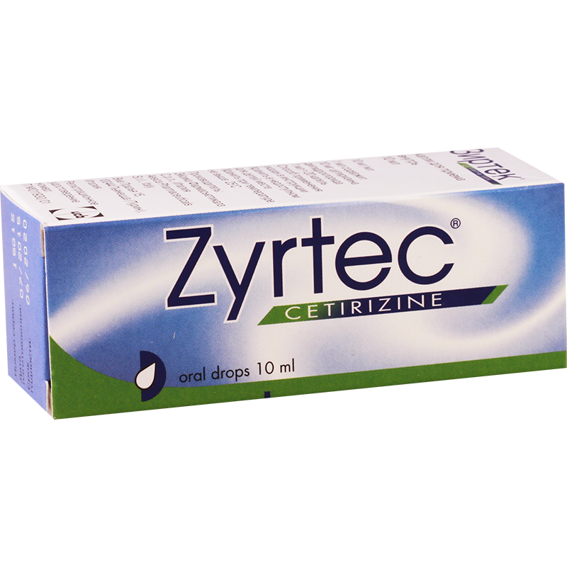 Zyrtec 10mg/ml 10ml drops