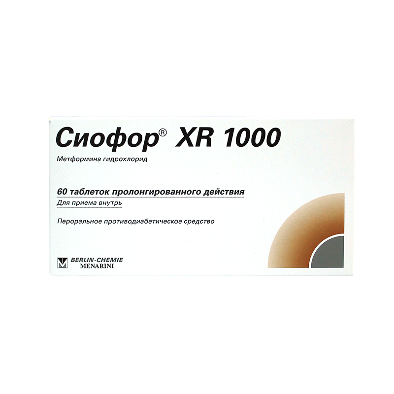 Siofor XR 1000mg#60t