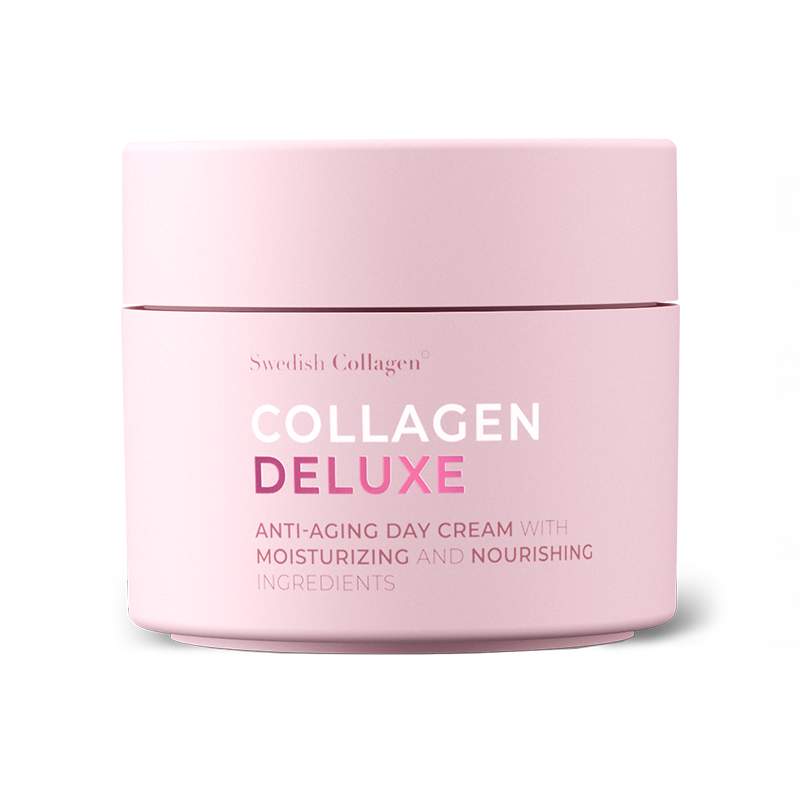 „Swedish Collagen-  Collagen Deluxe„   დაბერების საწინააღმდეგო, დამატენიანებელი