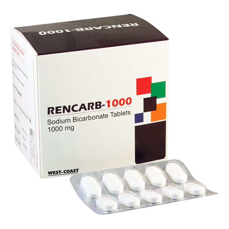 Rencarb 1000mg #100t