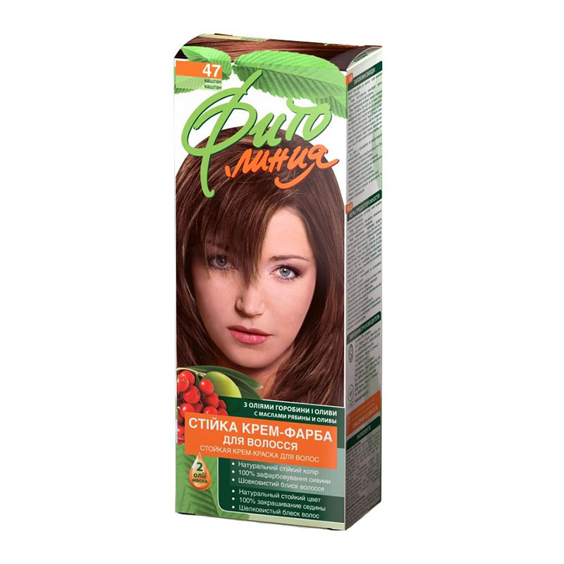 hair dye Phyto line 47 Chestnu