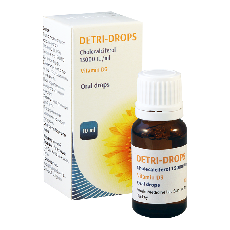 Detri-Drops 15000IU/ml 10ml 
