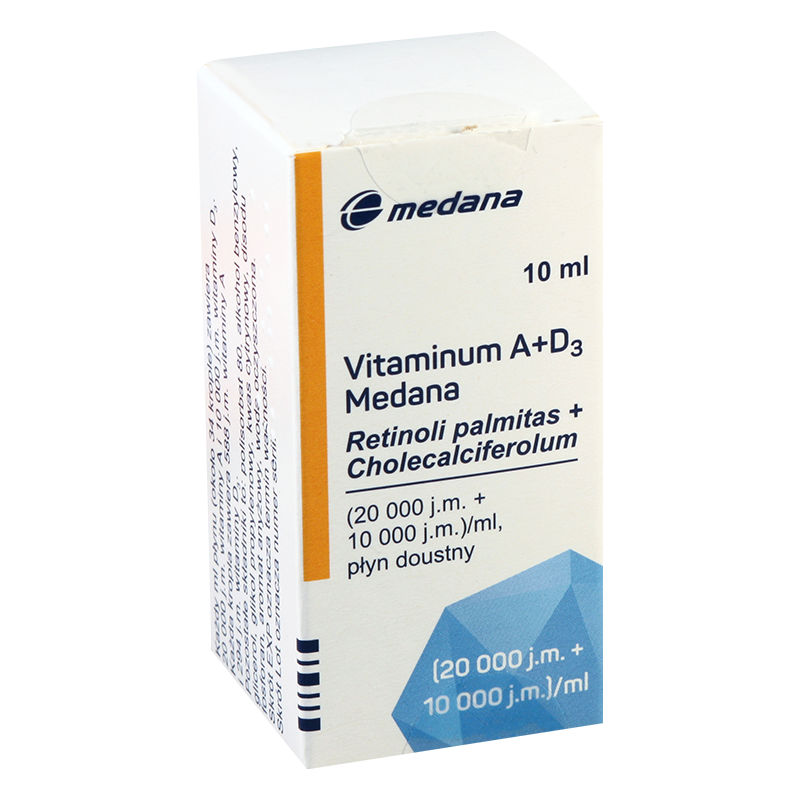 Vitamin  A+D3 Medana10ml fl