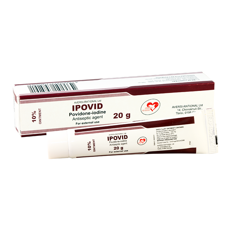 Ipovid 10% 20g oint