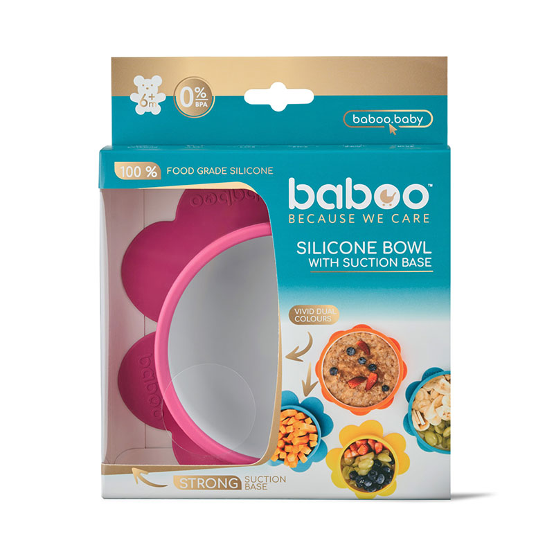 Baboo silicone bowl with sucti
