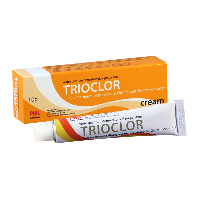 Триоклор 10г крем