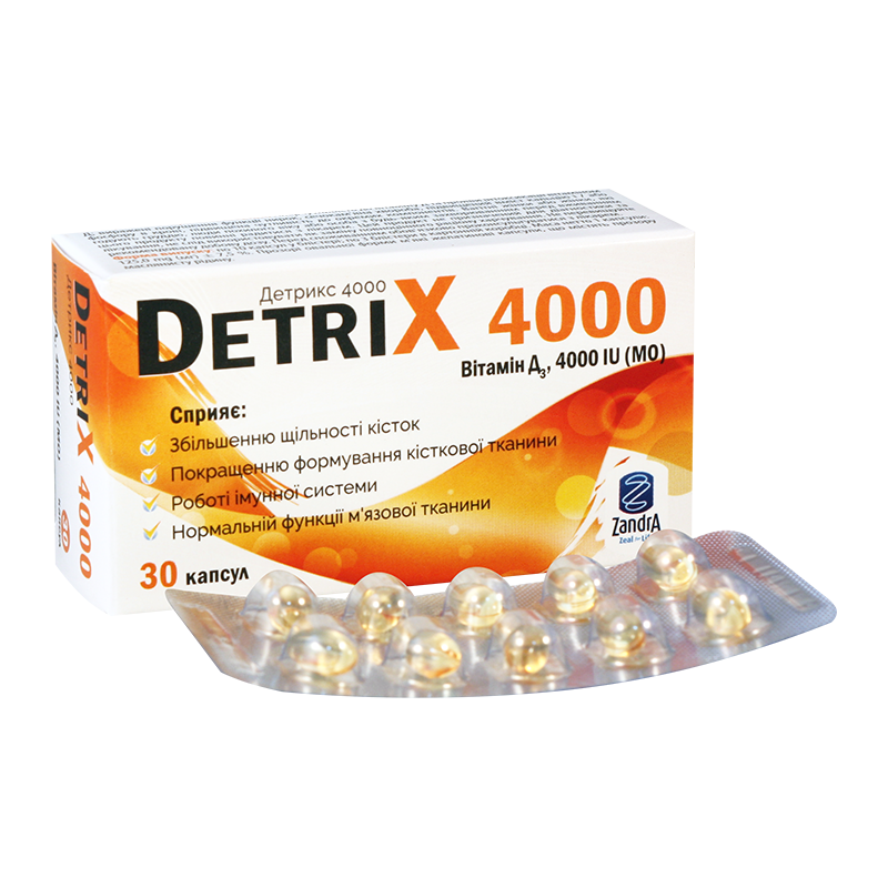 Detrix D3 4000IU #30caps