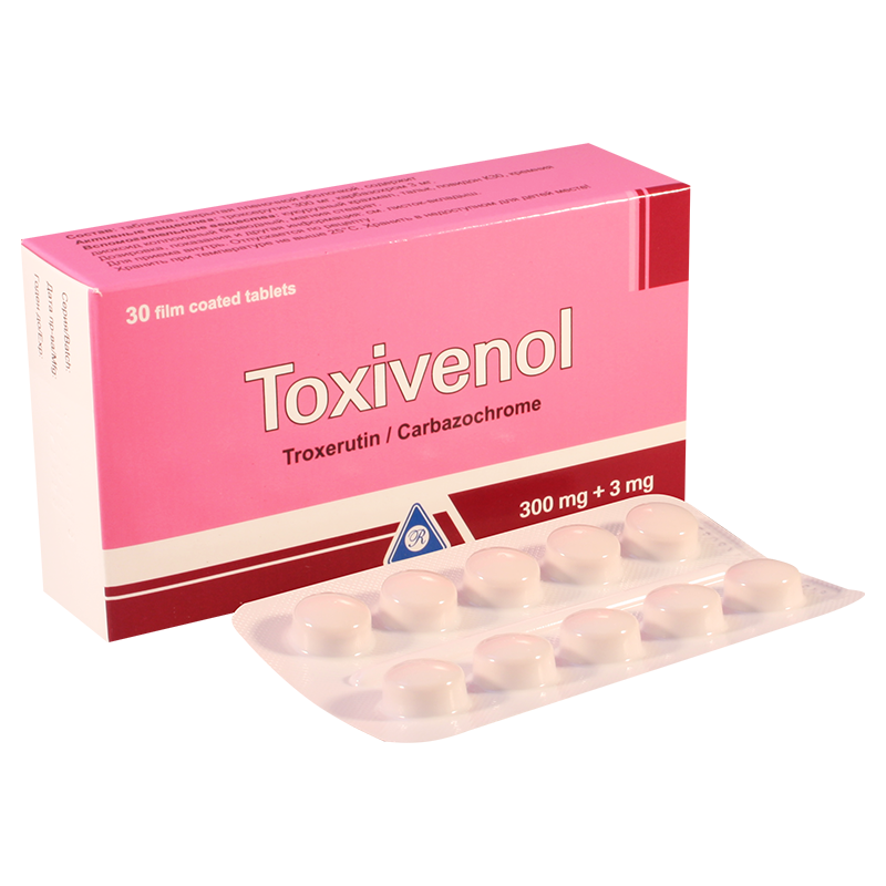 Toxivenol 300mg/3mg #30t