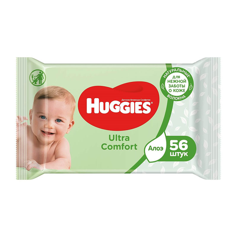 Huggies Comfort Wet Wipe Aloe Aversi
