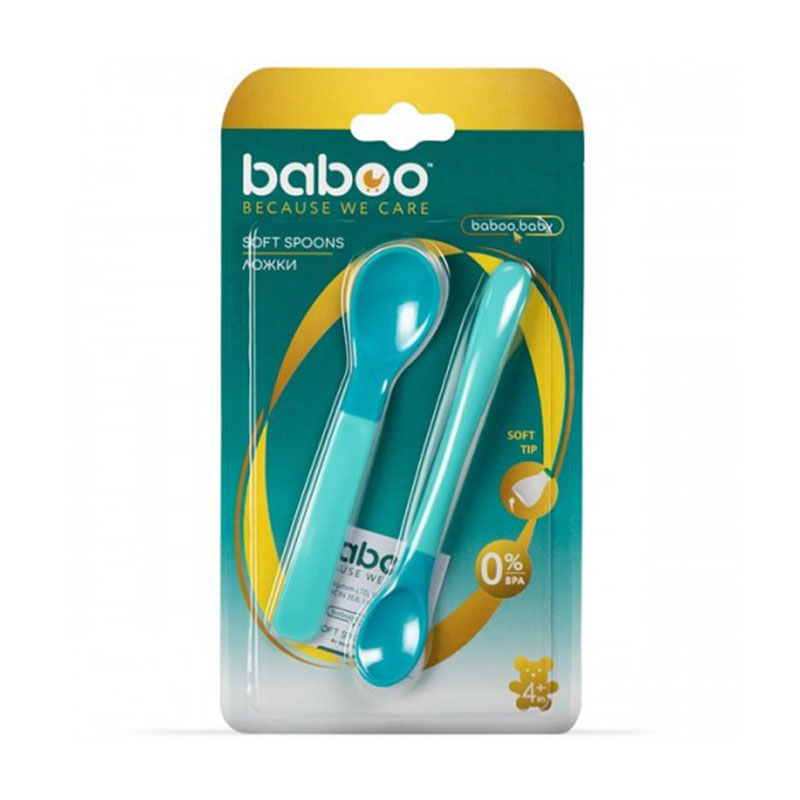 Soft spoons, Turquoise, 4+