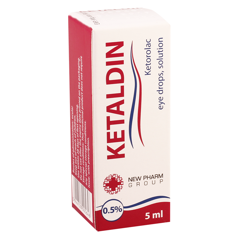Ketaldin 0.5% 5ml eye drops