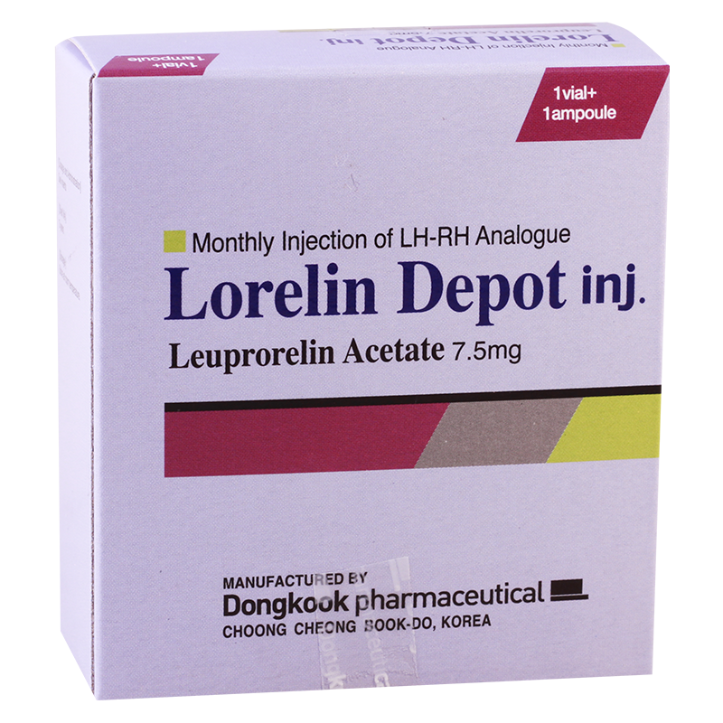 Лорелин депо 7.5мг фл+раст.