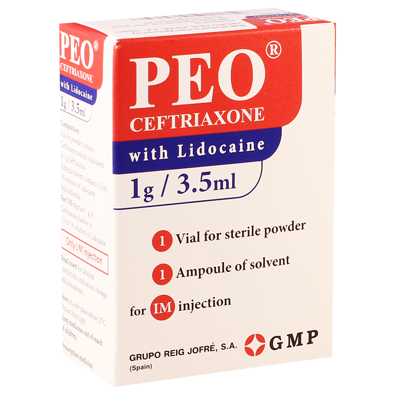 Peo 1g fl w/lidocaine GMP