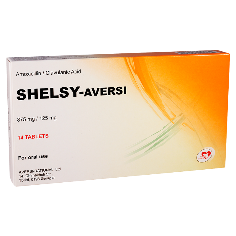 Shelsy-Aversi 875/125mg#14t
