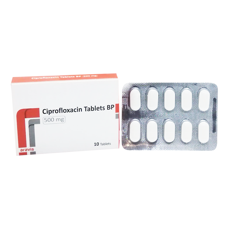 Ciprofloxacin 500mg BP#10t