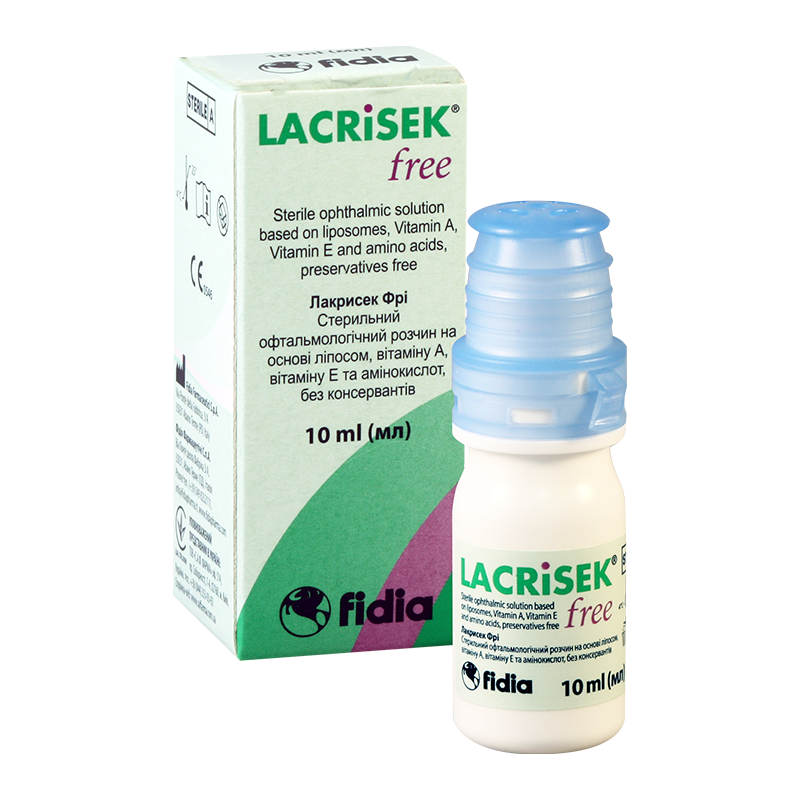 Lacrisek plus 10ml eye drops