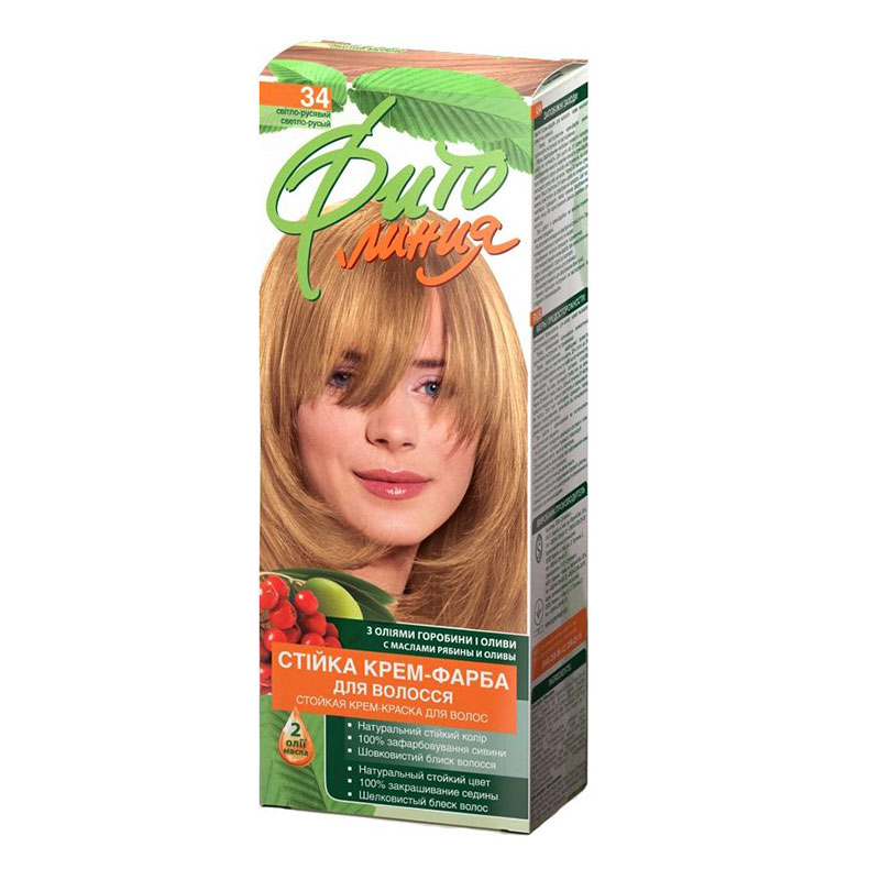 hair dye Phyto line 34 Light b