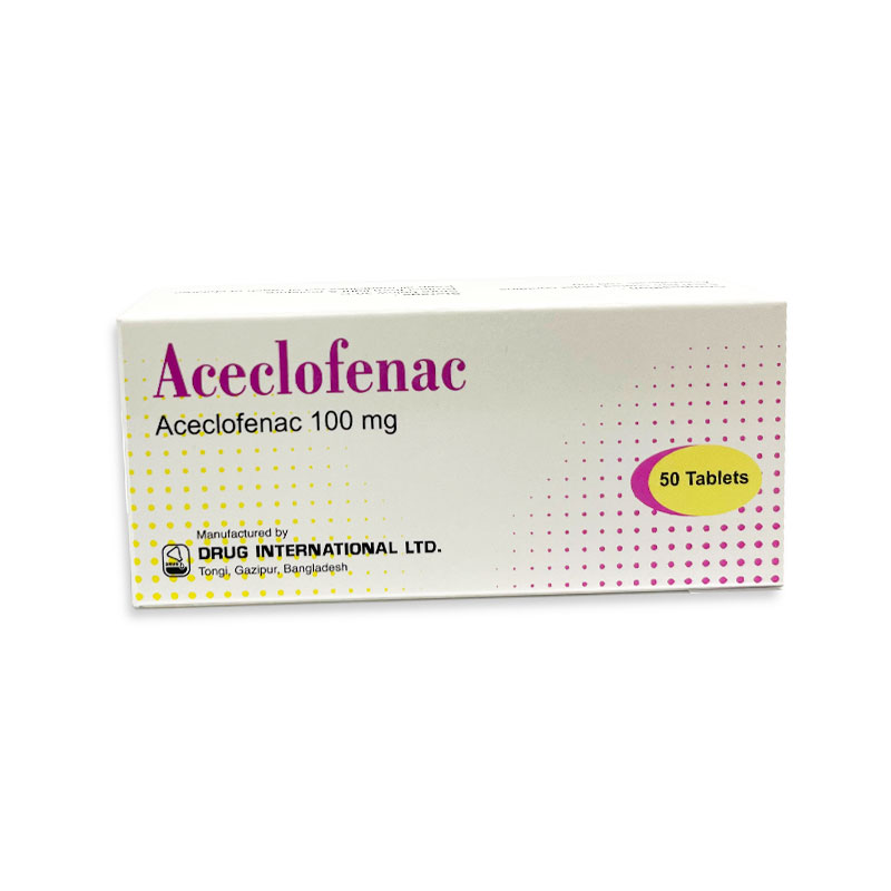 Aceclofenac 100mg #50t