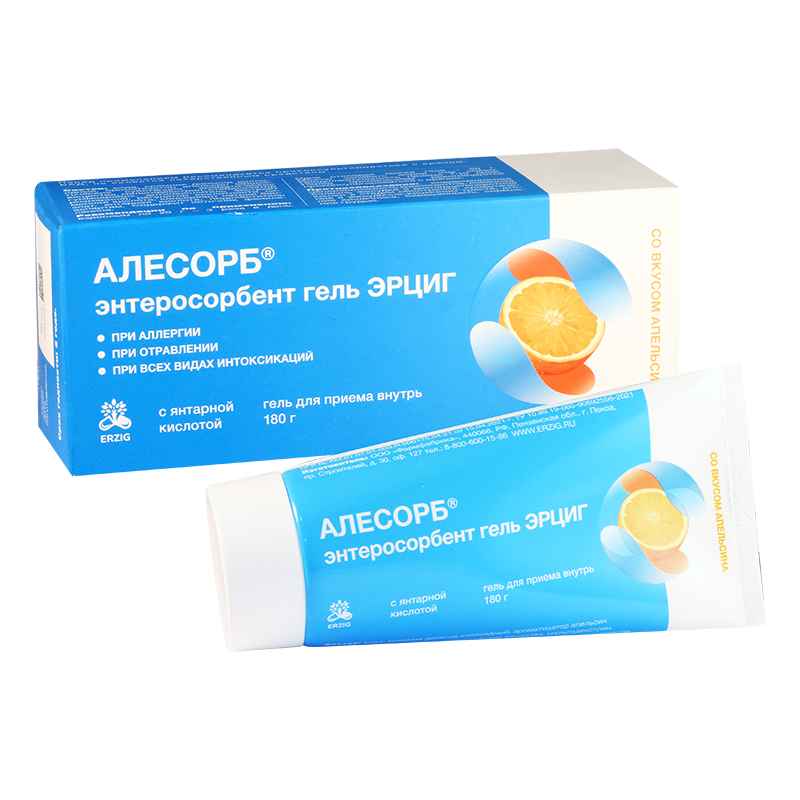 Alesorb orange/fl 180g gel