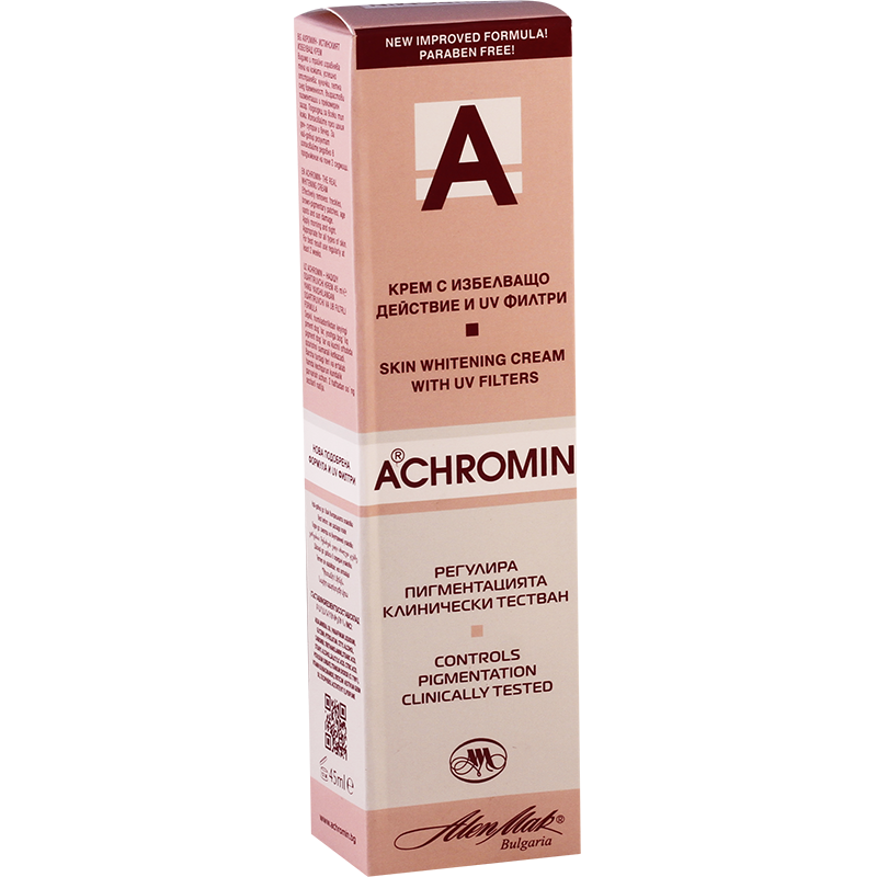 Ахромин крем отбеливающий купить. Ахромин 45 мл. Отбеливающий крем для лица от пигментных пятен ахромин. Ахромин крем 45мл д/лица отбеливающий. Ахромин крем отбеливающий с UV защитой туба 45мл.