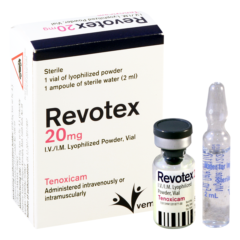 Revotex 20mg liof+2ml  sol#1a