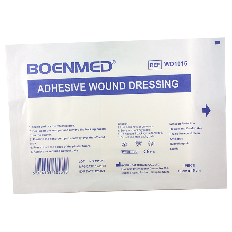 Wound pad ster.10x15sm
