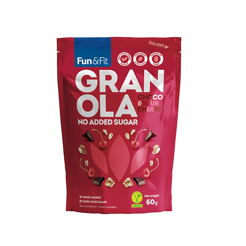 GRANOLA CHOCO&SOUR CHERRY 60g