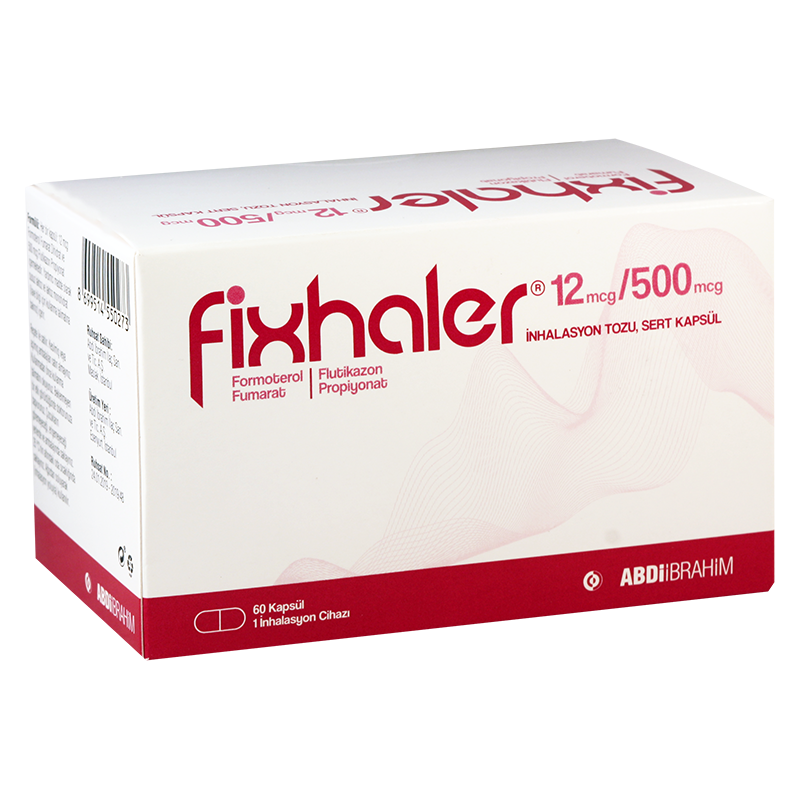 Fixhaler 12mkg/500mkg #60caps