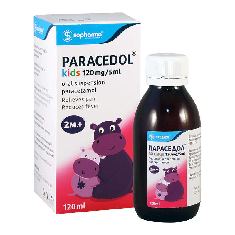 Paracedol kids120mg/5ml120ml 