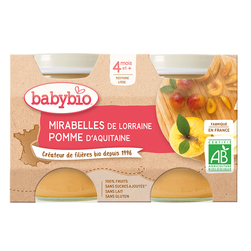Babybio fruit jar - Mirabelle 