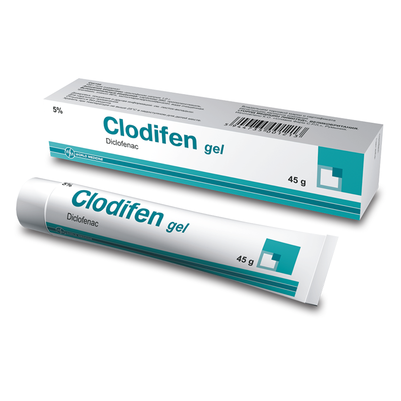 Clodifen 5% 45g gel